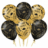 Ballonnen zwart/goud - You did it!