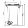 Statiegeld container - 240 liter