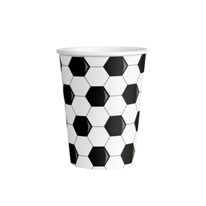 Voetbal beker 350ml (8 stuks)