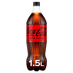 Coca-Cola Zero 1,5 liter (6x PET-fles)