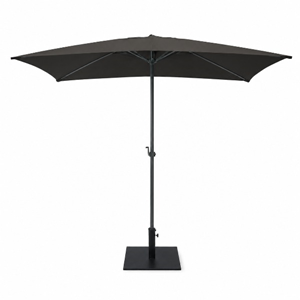 Parasol grijs 3 x 3 meter incusief parasolvoet