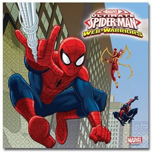 Servetten Spiderman - pak 20 stuks