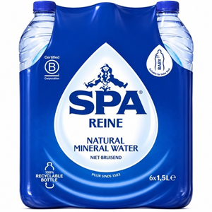 Spa® Reine 1,5 liter (6 x PET-fles) Spa® Reine 1,5 liter (6 x PET-fles)