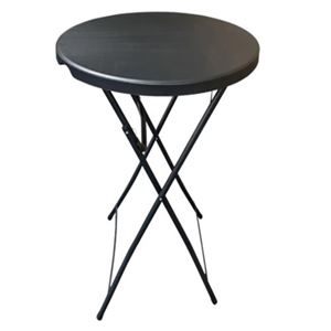 Statafel budget Ø 80 cm - zwart