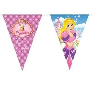 Vlaggenlijn prinses & kroon - 6 meter