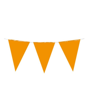 Vlaggenlijn oranje 10 meter
