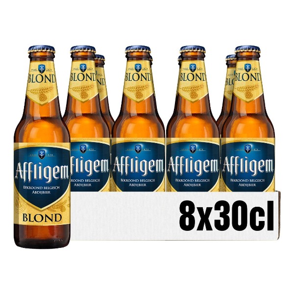 Affligem Blond - fles 8x 30cl* Affligem Blond - fles 8x 30cl*
