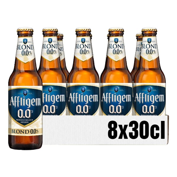 Affligem Blond 0.0 - fles 8x 30cl*