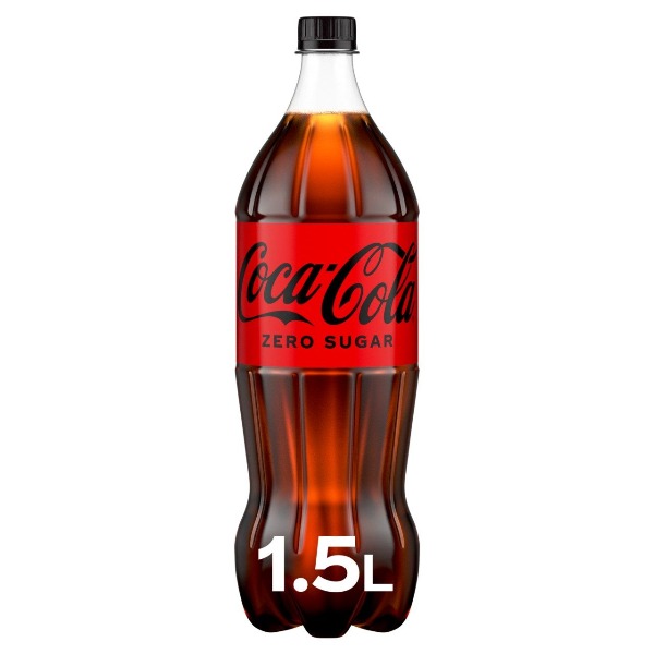 Coca-Cola Zero 1,5 liter (6x PET-fles)