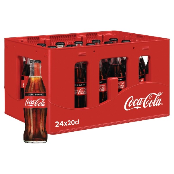 Coca-Cola Zero 20cl (krat 24 stuks)