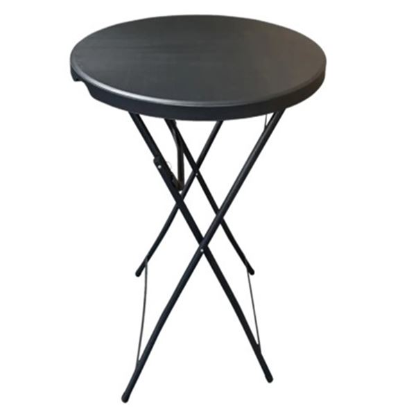 Statafel budget Ø 80 cm - zwart